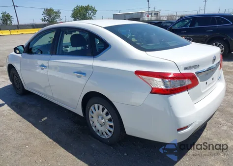 2014 Nissan Sentra Fe+ S/Fe+ Sv/S/Sl/Sr/Sv из США, поврежденный, VIN 3N1AB7AP0EL663598